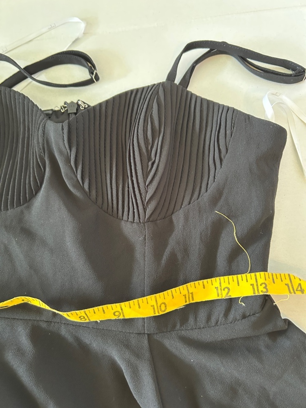 LULUS  BLACK MAXI DRESS WITH SWEETHEART BODICE AJUSTABLE STRAPS SMALL - Picture 12 of 15